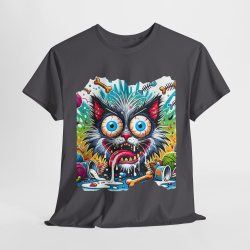 Crazey Cat tee