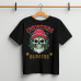 Blazing Hell: Fiery Christmas Skull Tee